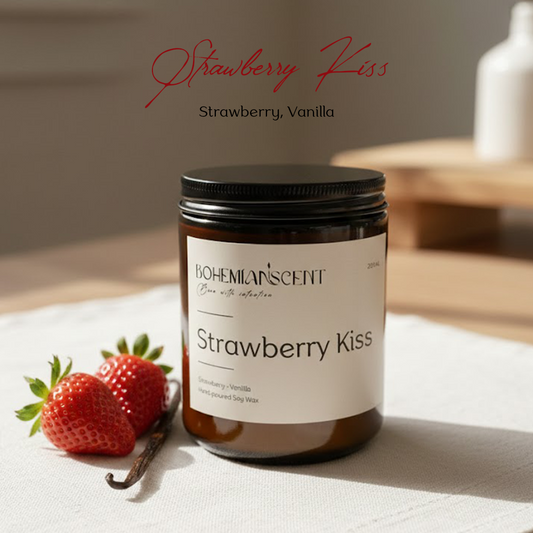 Strawberry Kiss Candle